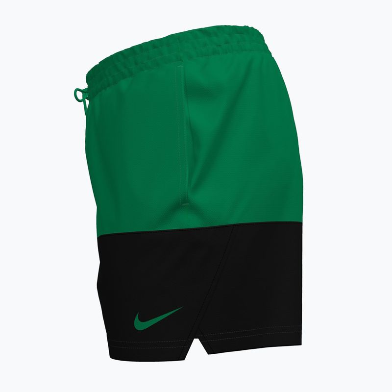 Pánské plavecké šortky Nike Split 5" Volley stadium green 3