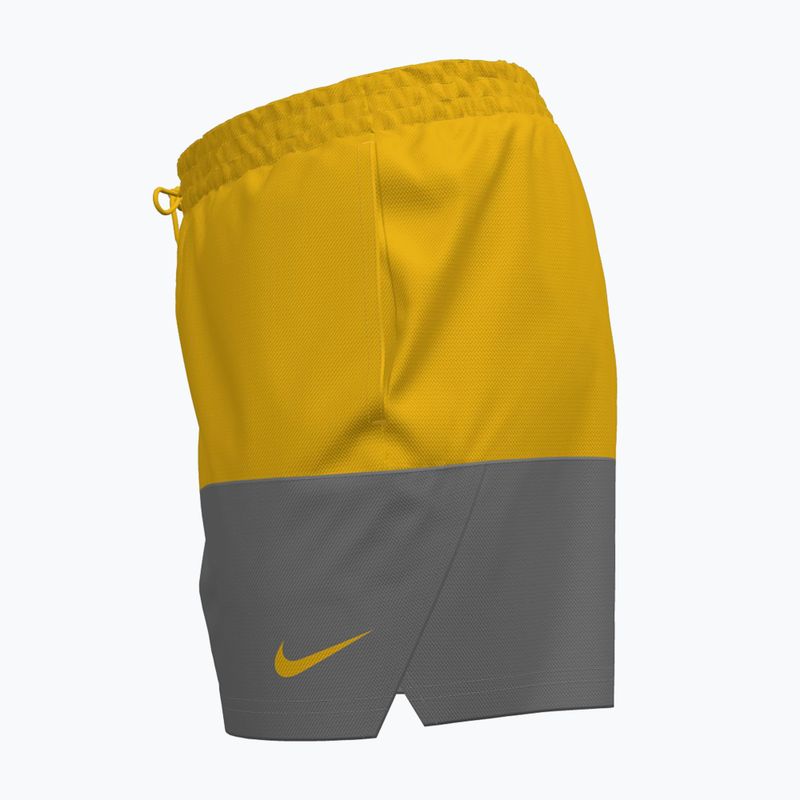 Pánské plavecké šortky Nike Split 5" Volley university gold 3