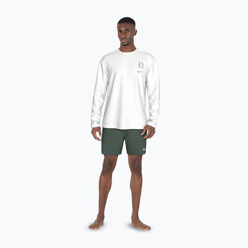 Pánské tričko Longsleeve Nike Luxe Letter Hydroguard  white 2