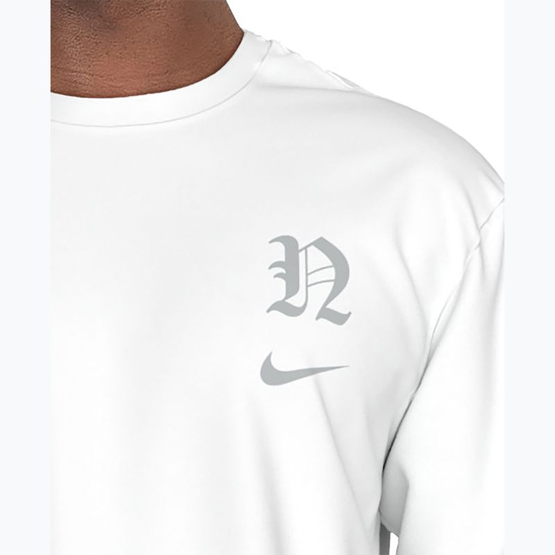 Pánské tričko Longsleeve Nike Luxe Letter Hydroguard  white 5