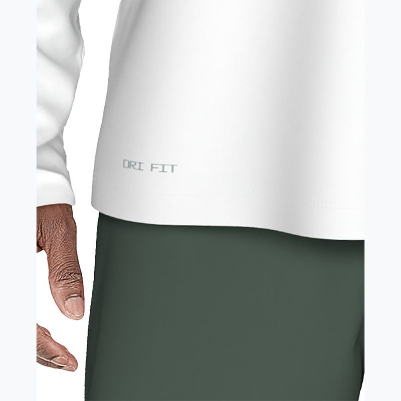 Pánské tričko Longsleeve Nike Luxe Letter Hydroguard  white 6