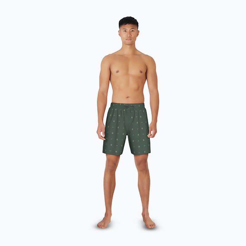Pánské plavecké šortky Nike Luxe Letter 7" Volley fir 2