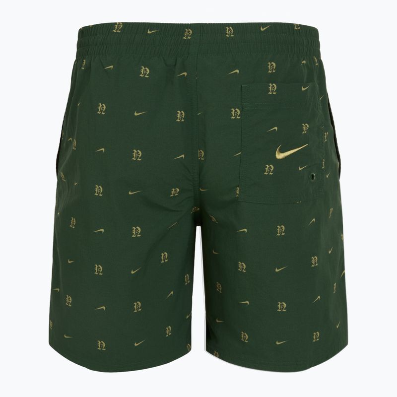 Pánské plavecké šortky Nike Luxe Letter 7" Volley fir 2