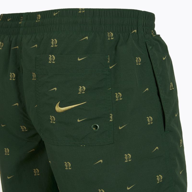 Pánské plavecké šortky Nike Luxe Letter 7" Volley fir 4