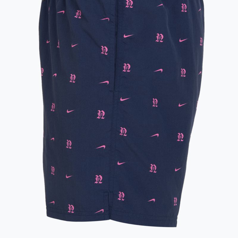 Pánské plavecké šortky Nike Luxe Letter 7" Volley midnight navy 3