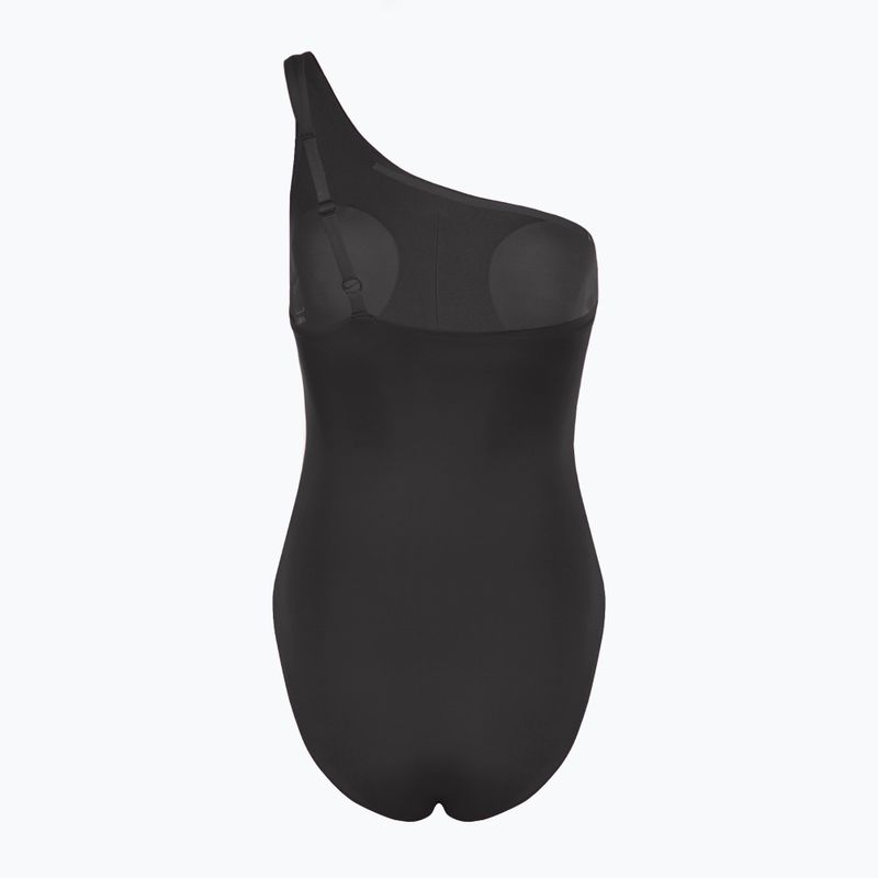 Dámské jednodílné plavky Nike Essential Asymmetrical black 2