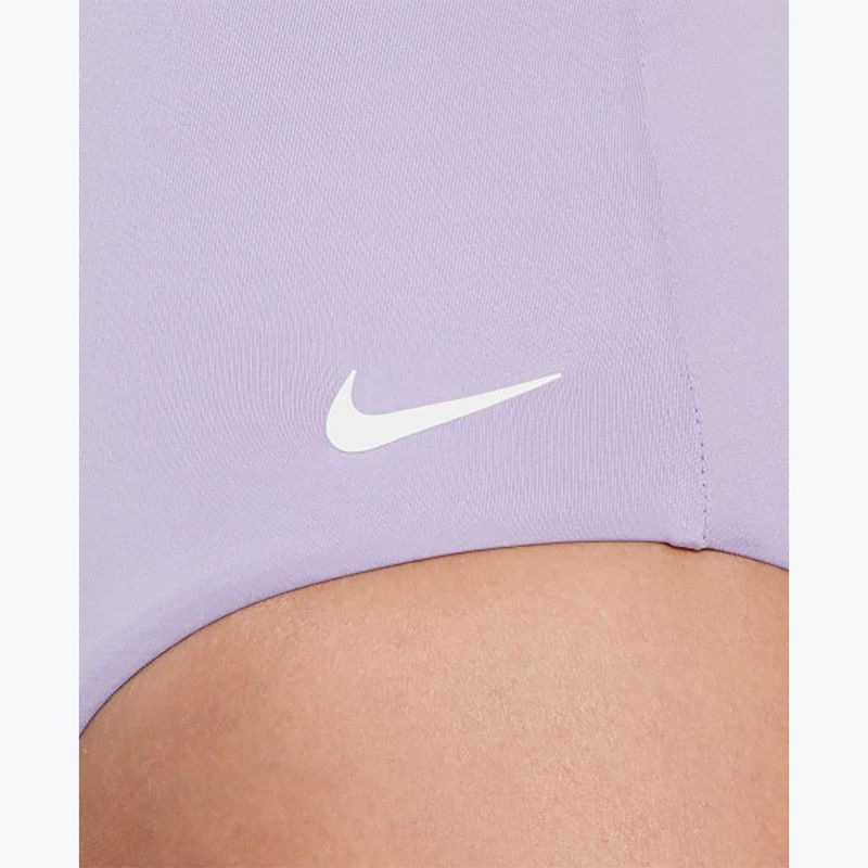 Dámské jednodílné plavky Nike Essential V-Neck hydrangeas 4