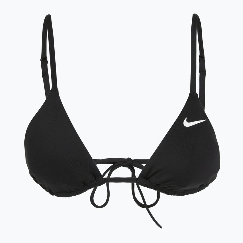 Horní díl plavek Nike Essential Triangle Bikini black