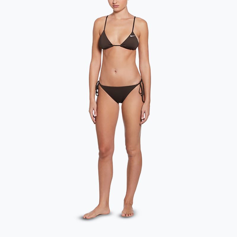 Horní díl plavek Nike Essential Triangle Bikini baroque brown 2