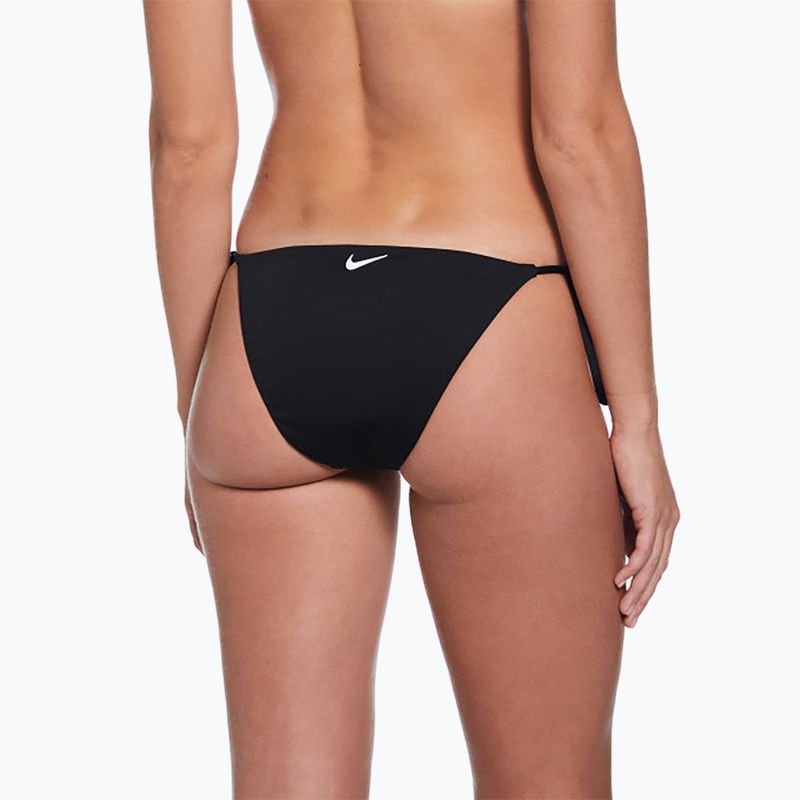 Spodní díl plavek Nike Essential Tie String Bikini black 3