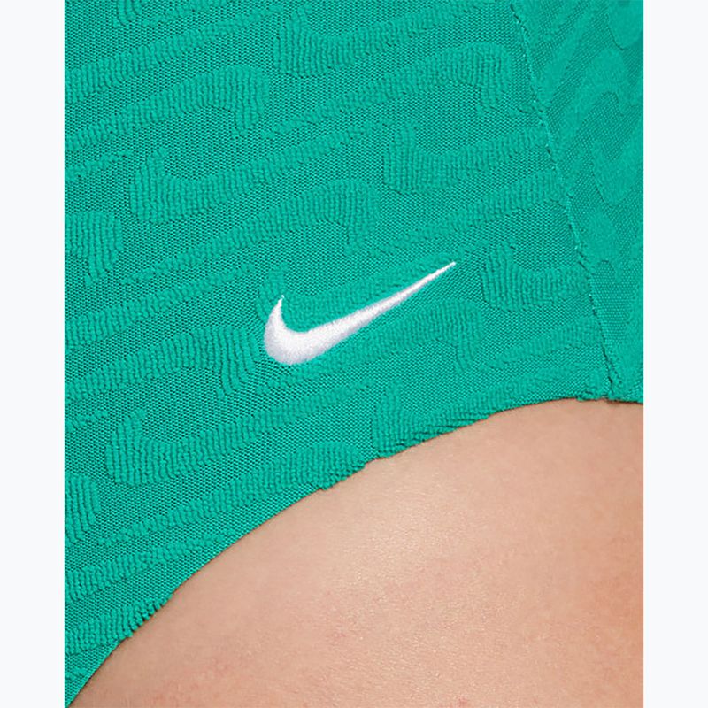 Dámské jednodílné plavky Nike Swoosh Link Y-Back stadium green 4