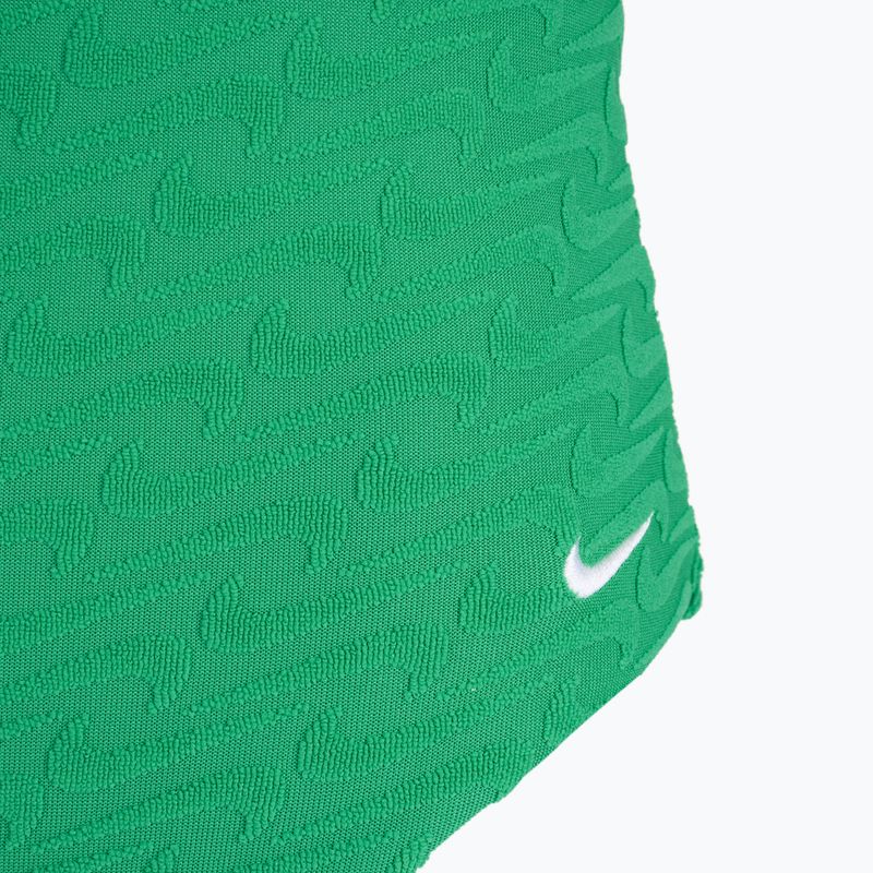 Dámské jednodílné plavky Nike Swoosh Link Y-Back stadium green 3