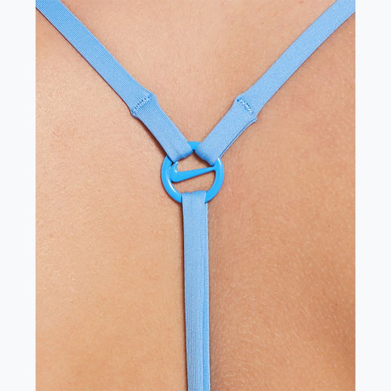 Dámské jednodílné plavky Nike Swoosh Link Y-Back university blue 5