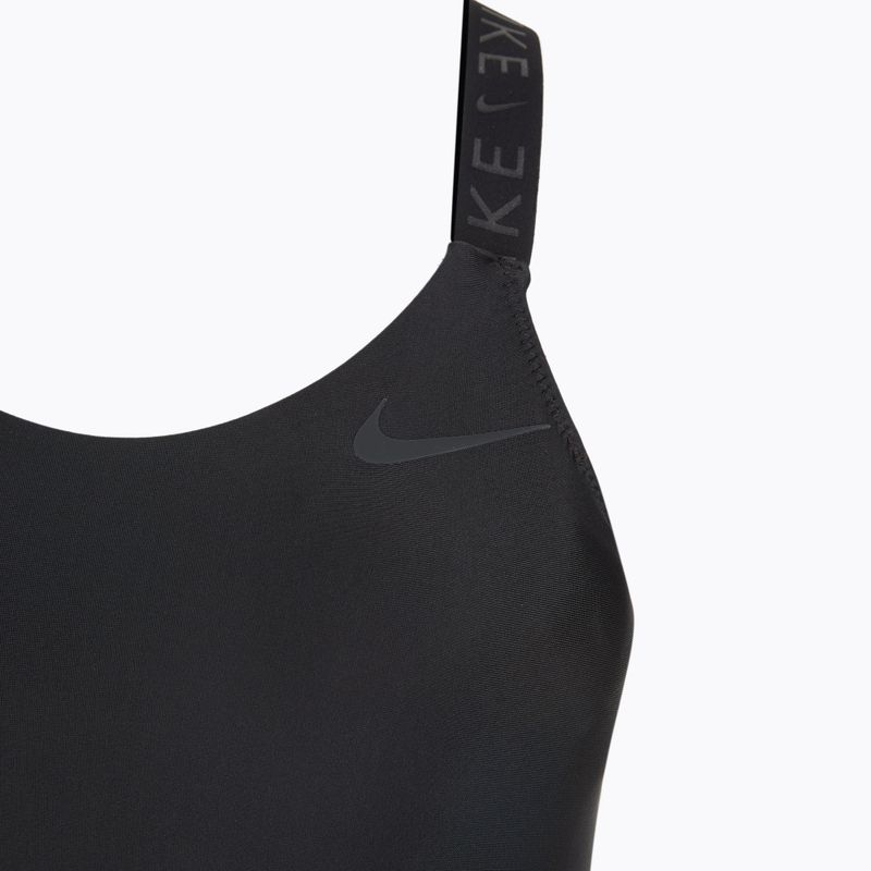 Dámské jednodílné plavky Nike Hydralock Fusion Racerback black 3