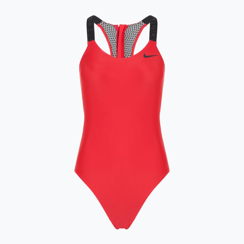 Dámské jednodílné plavky Nike Hydralock Fusion university red