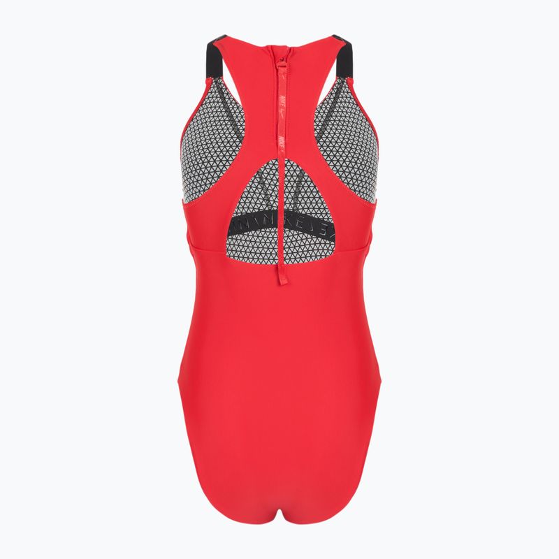 Dámské jednodílné plavky Nike Hydralock Fusion university red 2