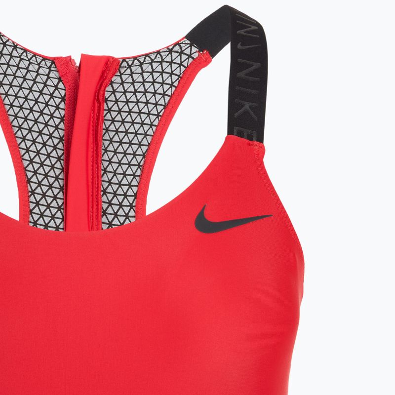 Dámské jednodílné plavky Nike Hydralock Fusion university red 3