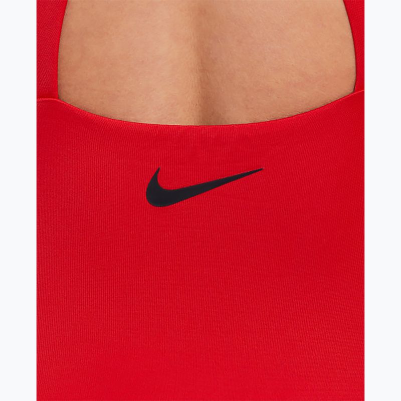 Dámské jednodílné plavky Nike Hydralock Fusion university red 5