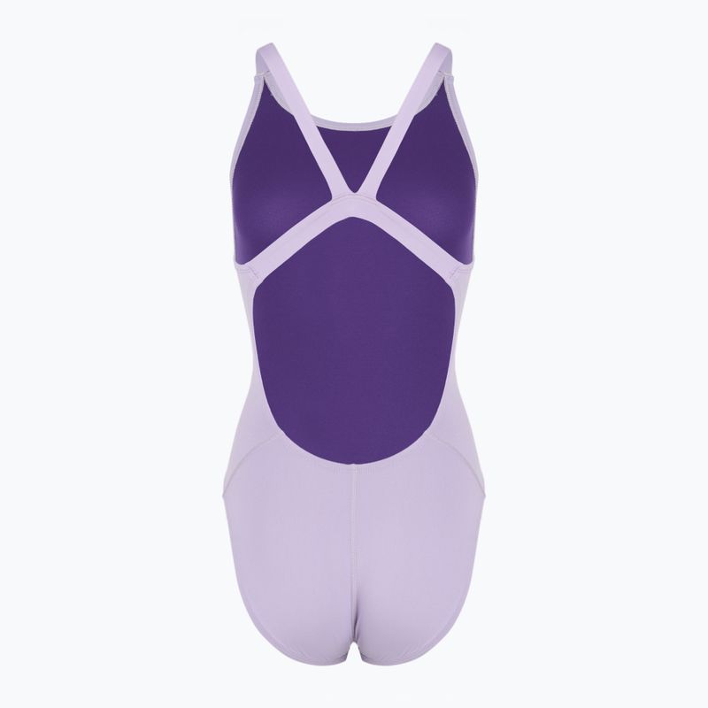 Dámské jednodílné plavky Nike Hydrastrong Solid Fastback hydrangeas 2