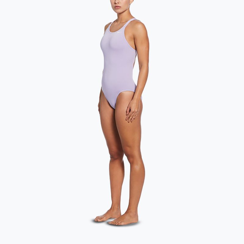 Dámské jednodílné plavky Nike Hydrastrong Solid Fastback hydrangeas 2