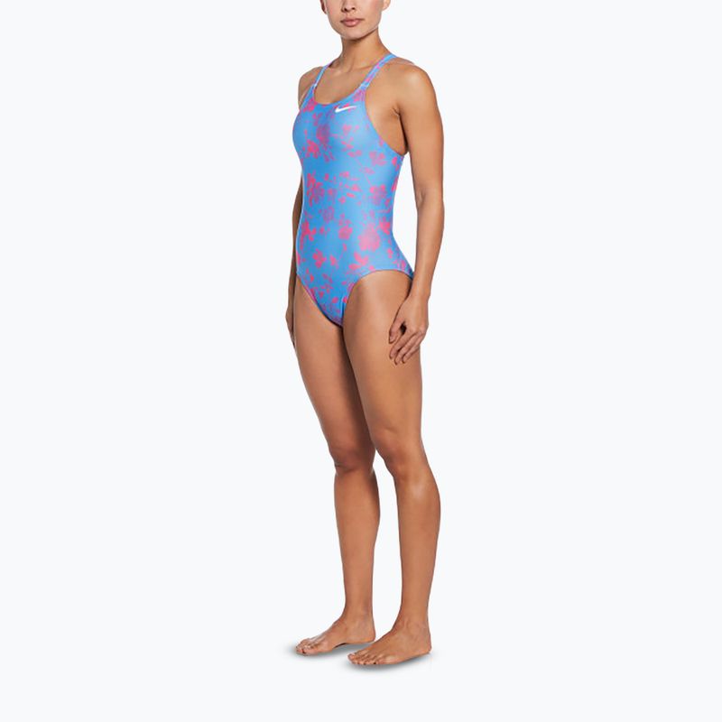 Dámské jednodílné plavky Nike Hydrastrong Fastback university blue 2