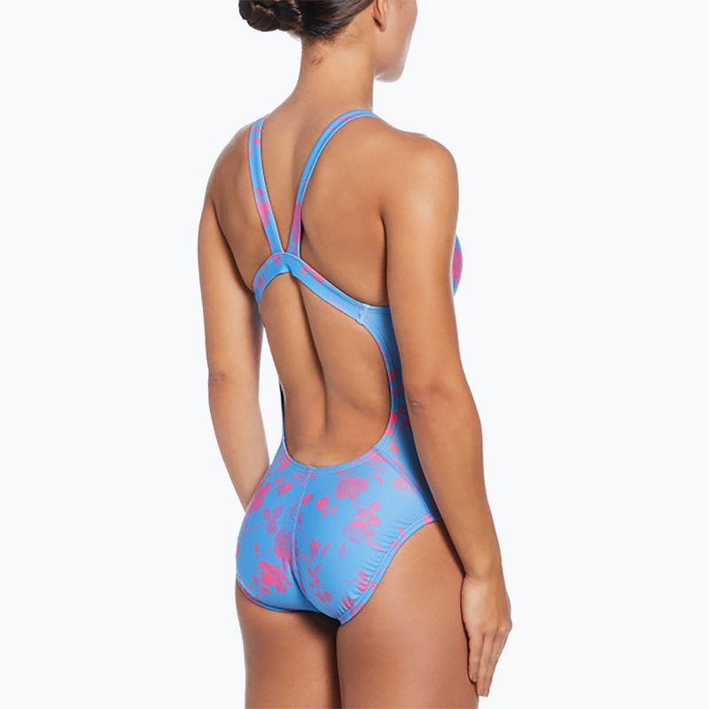 Dámské jednodílné plavky Nike Hydrastrong Fastback university blue 3