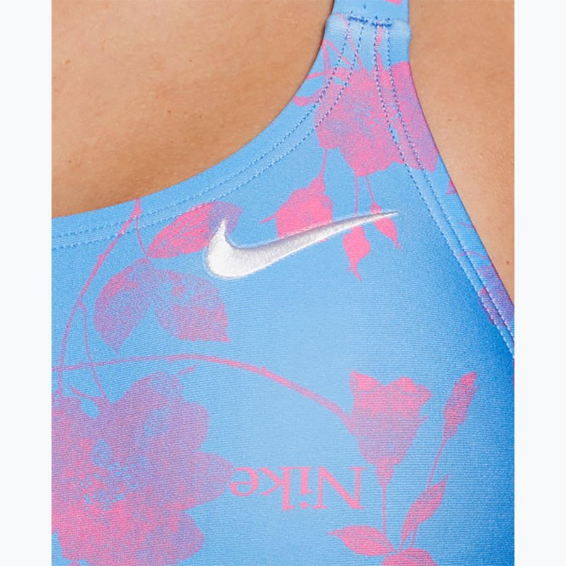 Dámské jednodílné plavky Nike Hydrastrong Fastback university blue 4