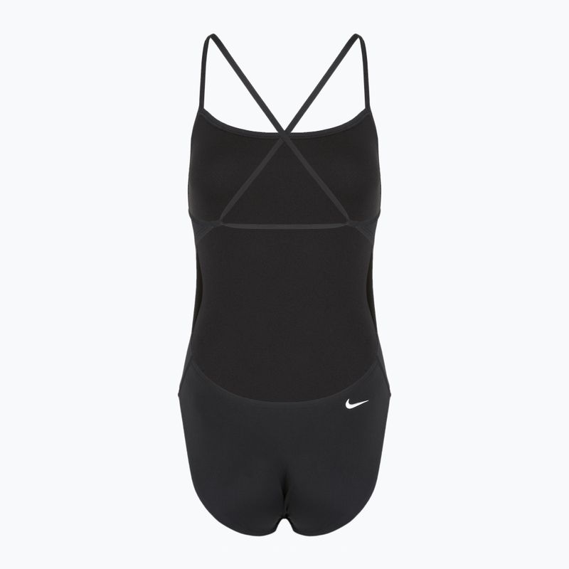 Dámské jednodílné plavky Nike Hydrastrong Adjustable Crossback black 2