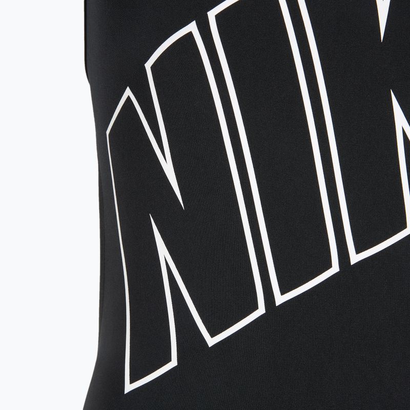 Dámské jednodílné plavky Nike Hydrastrong Adjustable Crossback black 3