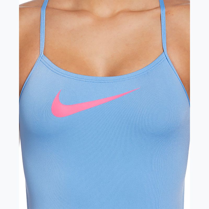 Dámské jednodílné plavky Nike Hydrastrong Adjustable Crossback university blue 4