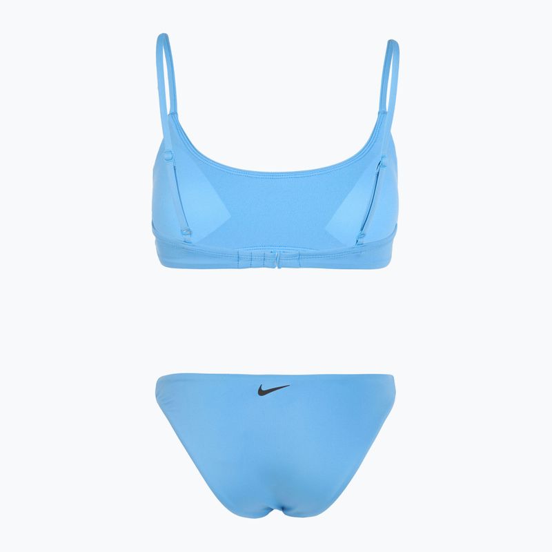 Dámské dvoudílné plavky Nike Essential Bralette Bikini university blue 2
