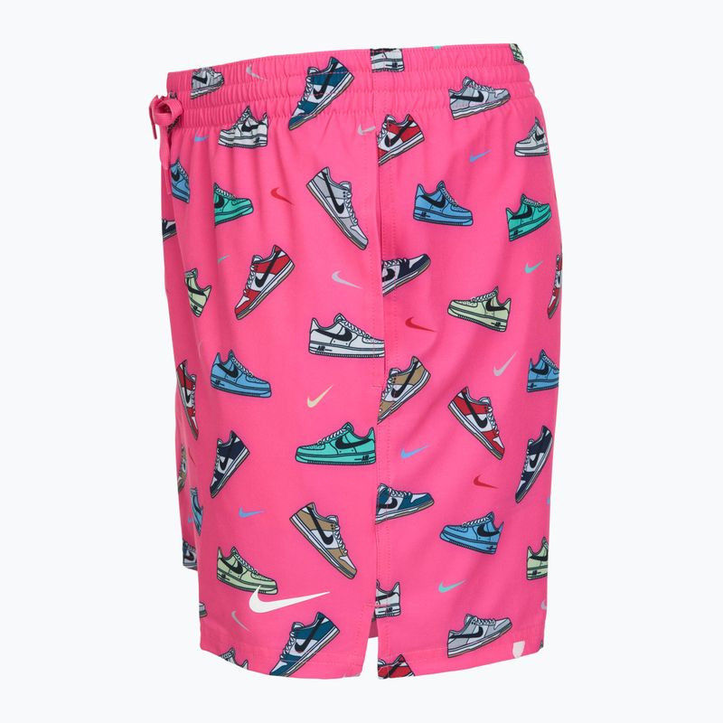 Pánské plavecké šortky Nike Multi Print 5" Volley pinksicle 3