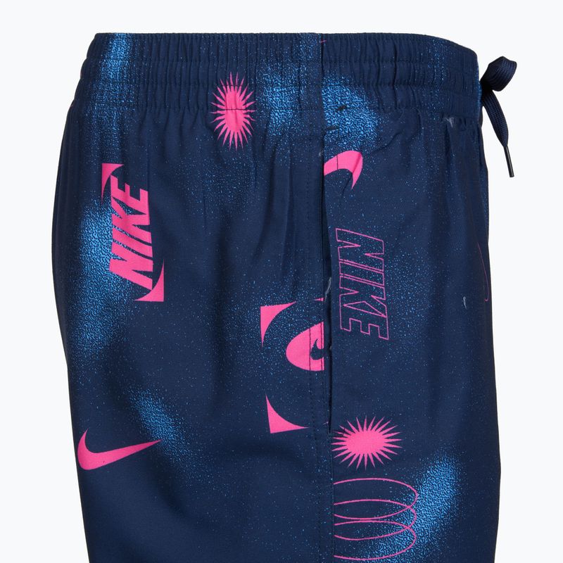 Pánské plavecké šortky Nike Multi Print 7" Volley midnight navy 4