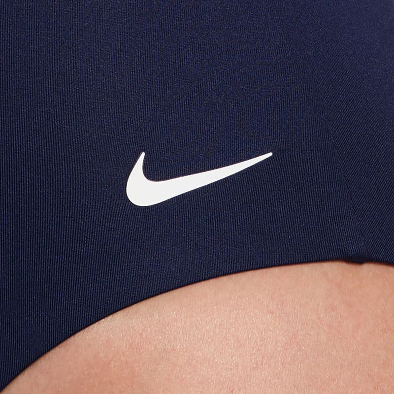 Dámské jednodílné plavky Nike Essential V-Neck midnight navy 5