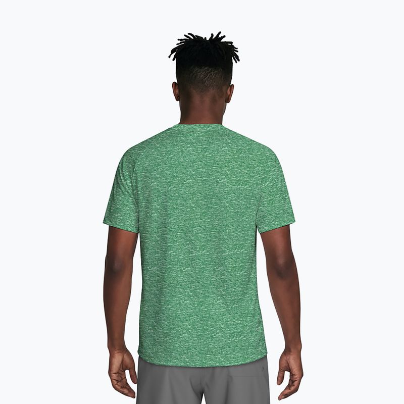 Pánské plavecké tričko Nike Heather Hydroguard malachite 3