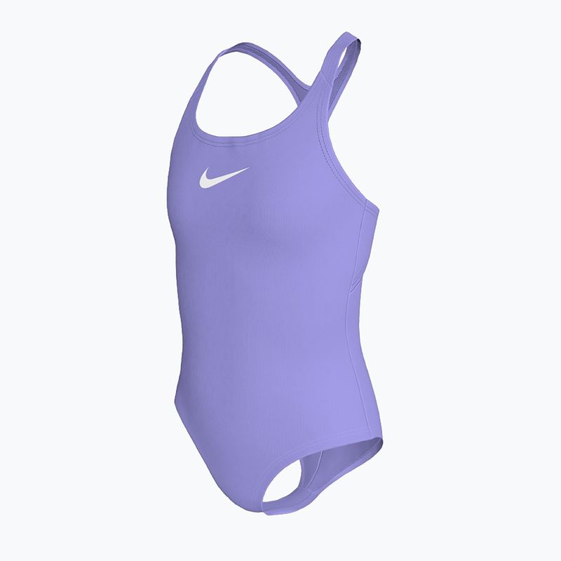 Dětské jednodílné plavky Nike Essential Racerback light thistle 2