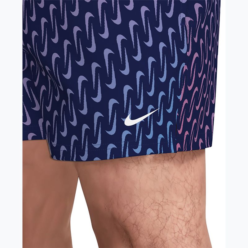 Pánské plavkové šortky Nike Breaker Swoosh 5" Volley midnight navy 7