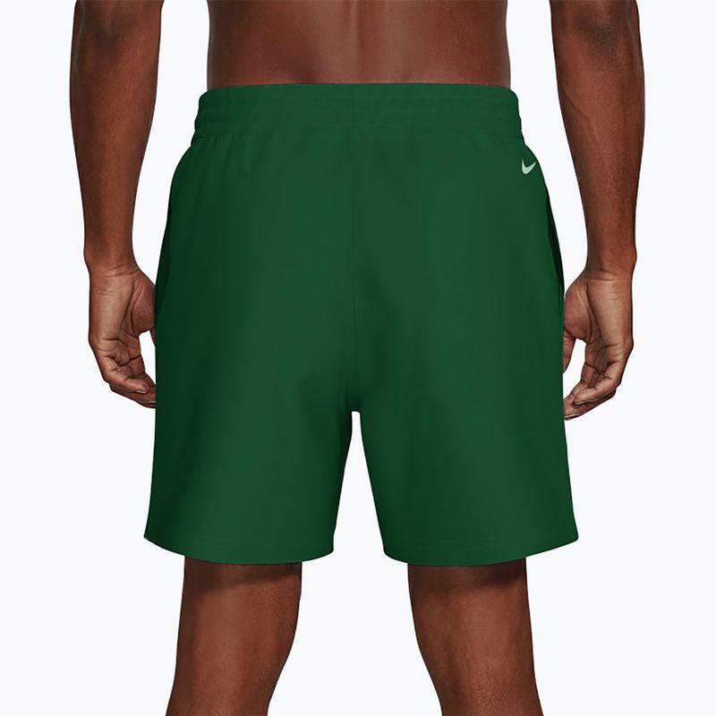 Pánské plavkové šortky Nike Lap Logo 5" Volley malachite 4
