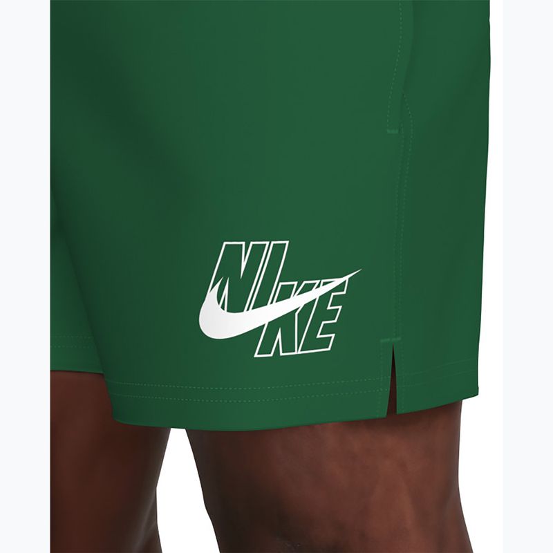 Pánské plavkové šortky Nike Lap Logo 5" Volley malachite 7