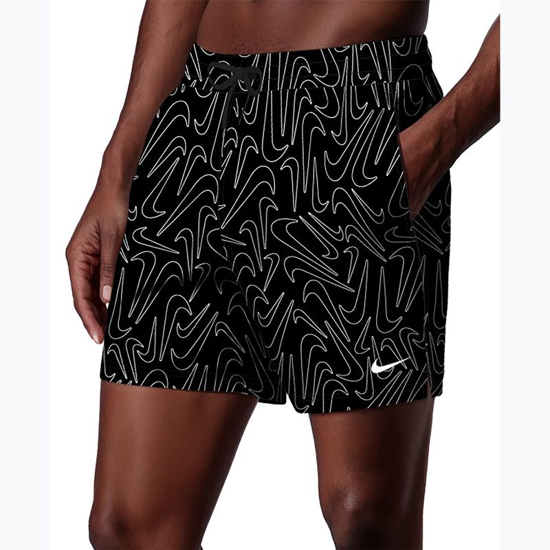 Pánské plavkové šortky Nike Breaker Logofetti 5" Volley black 3