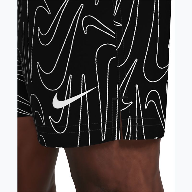 Pánské plavkové šortky Nike Breaker Logofetti 5" Volley black 7