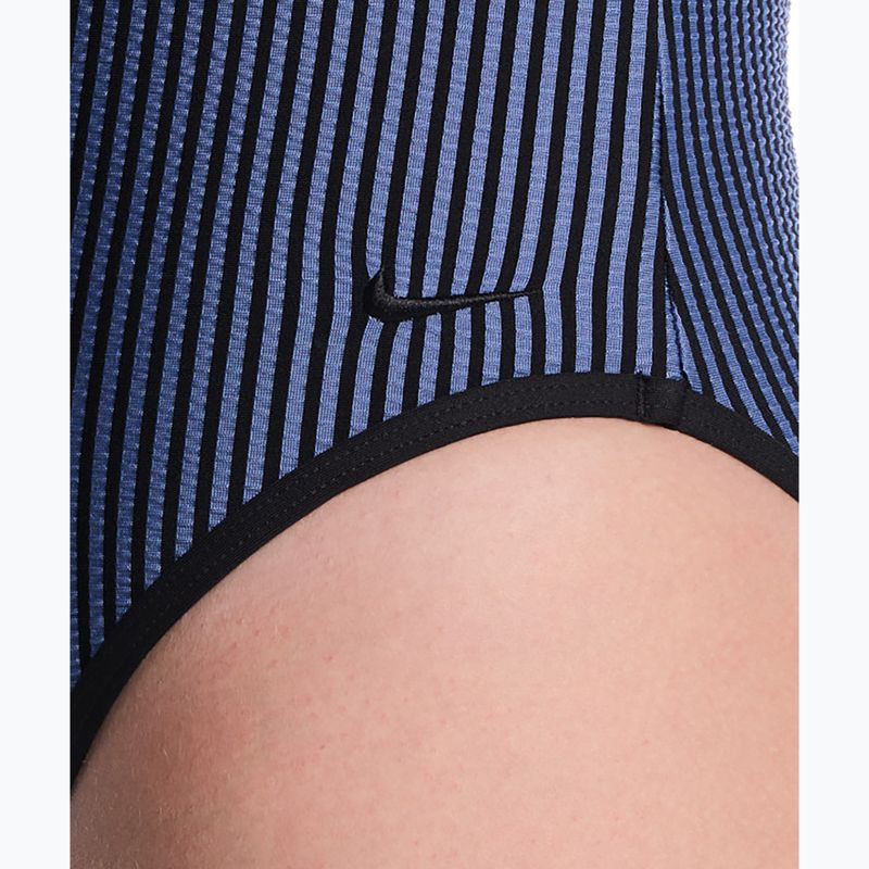 Dámské jednodílné plavky Nike Ocean Bound Ripple Texture Square Neck slate 5