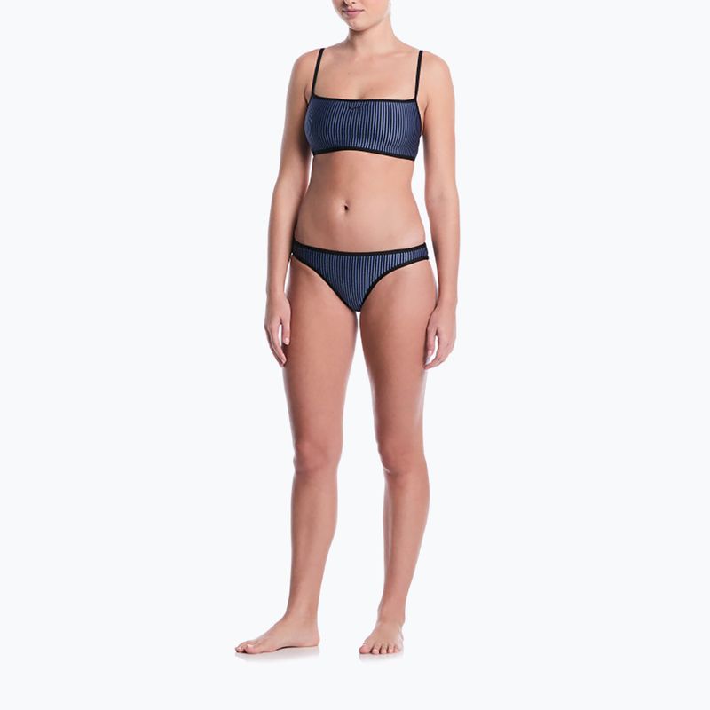 Horní díl plavek Nike Ripple Texture Bralette Classic Bikini slate 2