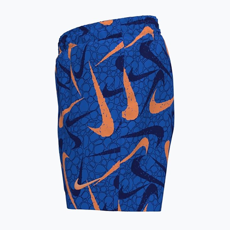 Dětské plavkové šortky Nike Breaker Pebble 4" Volley ble crystal 3