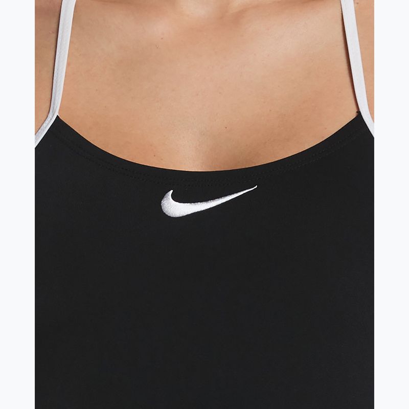 Dámské jednodílné plavky Nike Hydrastrong Logo Graphic T-Back black 4
