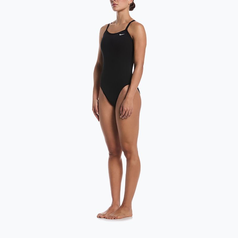 Dámské jednodílné plavky Nike Solid Racerback black 2