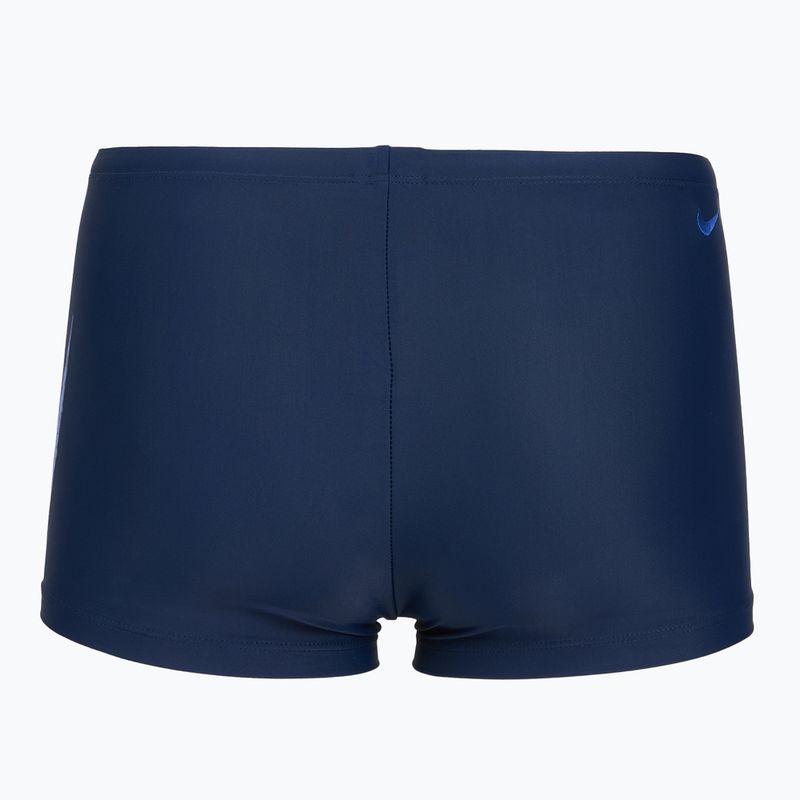 Plavky Nike Logo Graphic Square Leg midnight navy 2