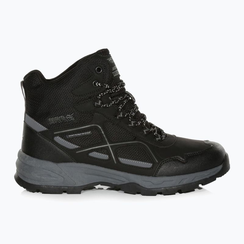 Pánské turistické boty REGATTA Vendeavour black/granite 9