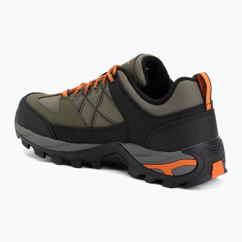 Pánské trekové boty REGATTA Samaris III Low cypress green/blaze orange 3