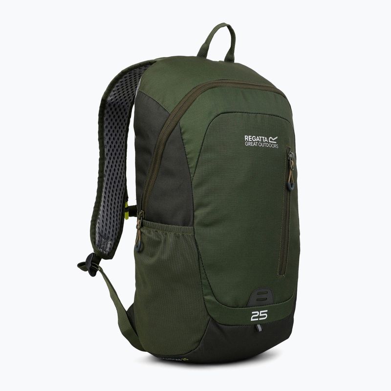 Turistický batoh REGATTA Highton V2 25 l dark khaki/four leaf clover 2